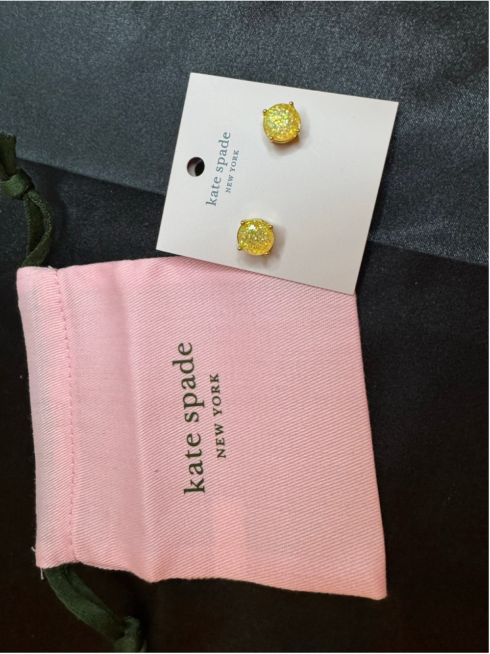 Women's Kate Spade Yellow Gold Stud Earrings One Size jewelry - Picture 6 of 7